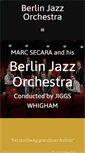 Mobile Screenshot of berlinjazzorchestra.de